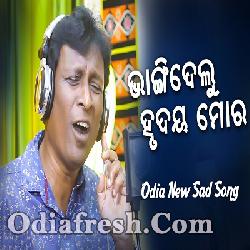 Bhangidelu Hrudaya Mora - Odia New Sad Song By H Bachan